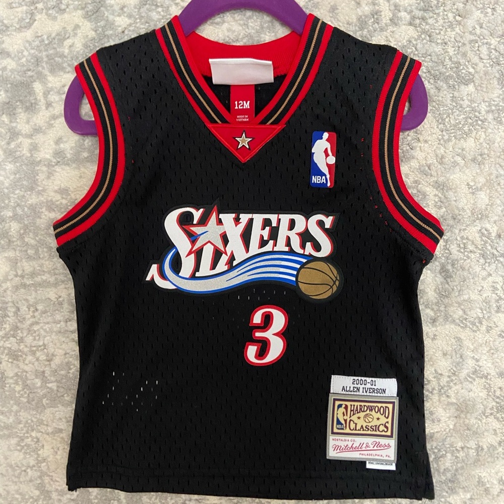 MITCHELL AND NESS INFANT PHILADELPHIA SIXERS JERSEY